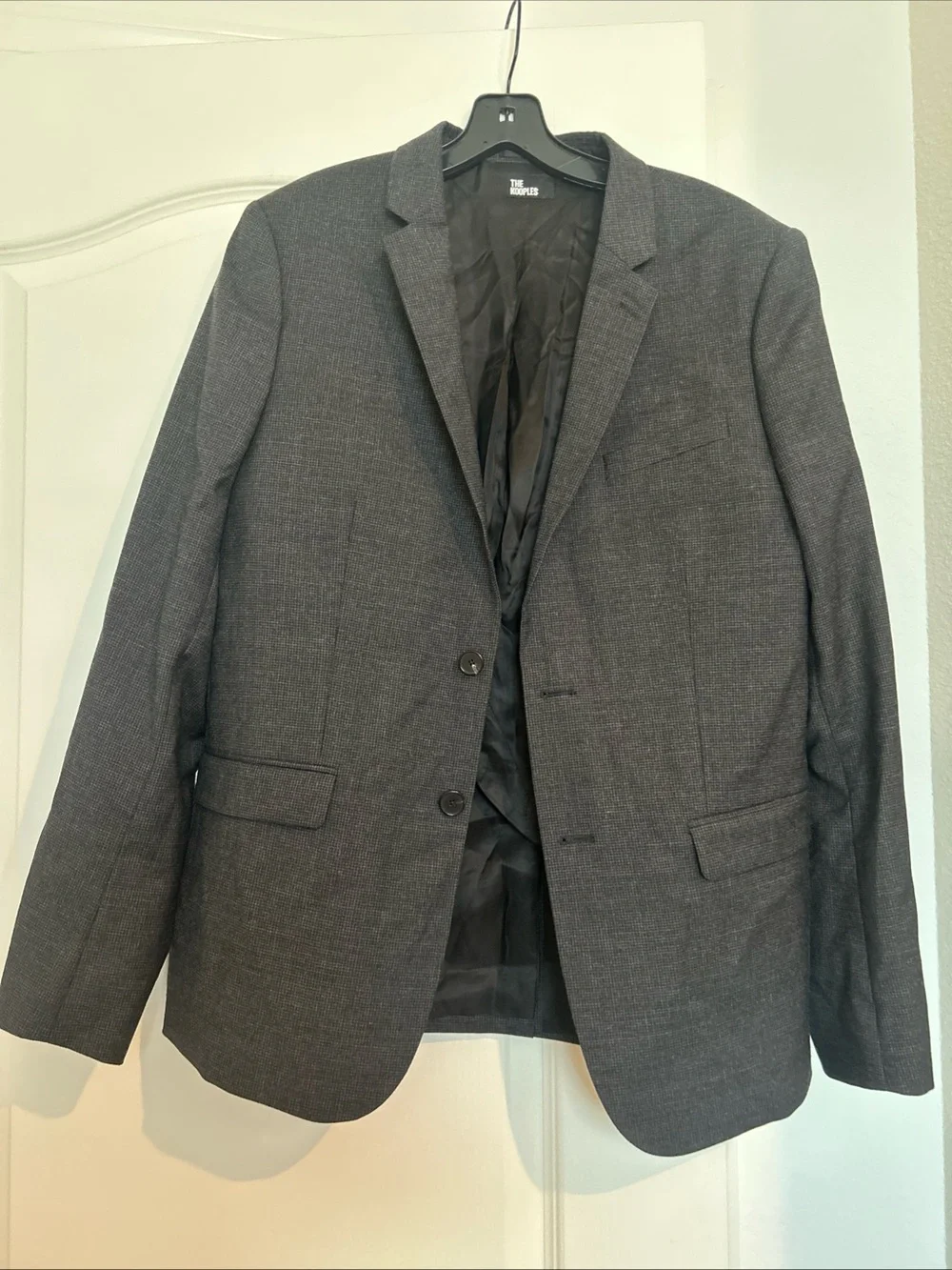 The Kooples Men’s STRAIGHT-CUT SUIT JACKET Blazer Grey Single Breast 38/m $550